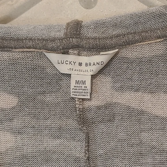 Lucky Brand Lightweight Sweater Camo Size M - Picture 2 of 4